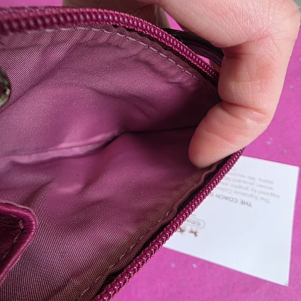 🅢🅞🅛🅓 Coach Card Holder Keycase - Picture 12 of 13